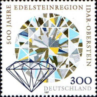 RFA Poste N** Yv:1743 Mi:1911 Edelsteinregion Idar-Oberstein - Ungebraucht