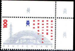 RFA Poste N** Yv:1737 Mi:1905 500.Jahre Privileg Messe Leipzig (Coin De Feuille) - Neufs