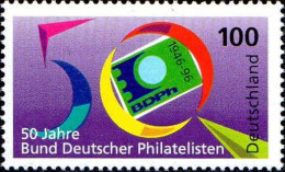 RFA Poste N** Yv:1710 Mi:1878 50.Jahre Bund Deutscher Philatelisten - Unused Stamps