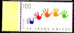 RFA Poste N** Yv:1701 Mi:1869 50.Jahre Unicef Bord De Feuille - Ungebraucht