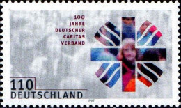 RFA Poste N* Yv:1796 Mi:1964 100.Jahre Deutscher Caritas Verband (défaut Gomme) - Ungebraucht