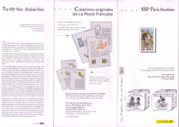 PARIS-ROUBAIX - NOTICE LA POSTE POUR LA 100 ème ÉDITION DE CETTE CLASSIQUE - Zonder Classificatie