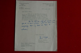 Signed Letter J. Tickell British Council To C.E. Engel Mountaineering Historian - Sportspeople