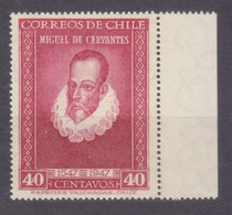 1947 Chile 358 400 Years Of Miguel De Cervantes - Writers