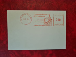 LETTRE/CARTE  FRAGEMENT 1969 OBLITERATION MECANIQUE ST FLORIAN BEI LINZ CHORHERRENSTIFT ST FLORIAN - Altri & Non Classificati