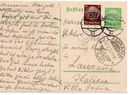 64518 - Deutsches Reich - 1939 - 5Pfg Hindenburg GAKte M ZusFrankatur WIEN -> LAURANA FIUME (Italien) - Accidents & Sécurité Routière