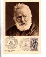 INAUGURATION PONT DE BATTANT VICTOR HUGO PATRIE DE VICTOR HUGO BESANCON 1953 - Gedenkstempel