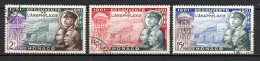 MONACO 1953 . Série N°s 394 à 396 . Oblitérés . - Used Stamps