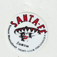 LD 61 : Autocollant : Santa Fé , Boite De Buit Vensac Montalivet - Stickers