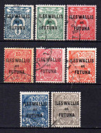 Wallis Et Futuna  - 1922 - Tb De NCE Surch  - N° 18 à 25 - Oblit - Used - Usati
