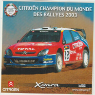 LD 61 : Autocollant : Citroën  Voiture , Rallyes 2003 , Dakar - Stickers