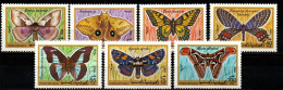 Jemen Yemen 1990  - Mi.Nr. 15 - 21 - Postfrisch MNH - Schmetterlinge Butterflies - Schmetterlinge