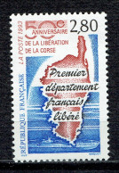 Cinquantenaire De La Libération De La Corse - Unused Stamps