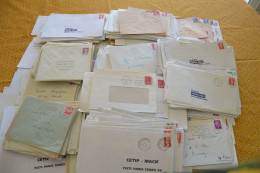 Lot Années 1950 1990 Oblitérations Département De LA LOIRE 42 Environ 1100 Enveloppes Entières - Bolli Manuali