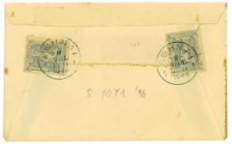 P3384 - GREECE, JULY 1896, 10 LEPTA X 2, RATE FOR LOCAL MAIL. CANCELLED WITH ATHINAI 1 - Verano 1896: Atenas