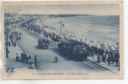 CPA ( Les Sables D°Olonne - Tramway Et La Plage ) - Sables D'Olonne