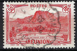 FRANCE Réunion Ca. 1935: TB Obl. CAD Ondulé "Convoyeur 1" Sur Y&T 136 - Gebraucht