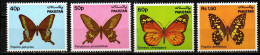 Pakistan 1983  - Mi.Nr. 579 - 582 - Postfrisch MNH - Schmetterlinge Butterflies - Vlinders