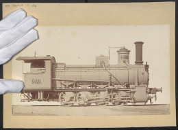 Fotografie Unbekannter Fotograf Und Ort, Lokomotivfabrik Floridsdorf (LOFAG), Dampflok SB 35a Mit Nr. 989  - Trains