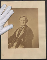 Fotografie Franz Seraph Hanfstaengl, Portrait Richard Wagner, Komponist  - Berühmtheiten