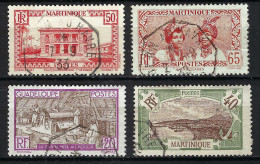 FRANCE Martinique Et Guadeloupe Ca. 1933: B Obl. CAD Oct. "COLON AU HAVRE" Sur TP Divers - Used Stamps