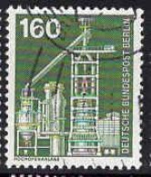 Berlin Poste Obl Yv:469 Mi:505 Hochofenanlage (cachet Rond) (Thème) - Scheikunde