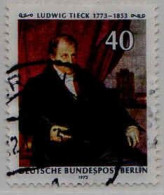 Berlin Poste Obl Yv:414 Mi:452 Ludwig Tieck Poète (cachet Rond) (Thème) - Escritores