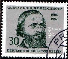 Berlin Poste Obl Yv:429 Mi:465 Gustav Robert Kirchhoff Physicien (Beau Cachet Rond) (Thème) - Fisica