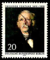 Berlin Poste Obl Yv:328 Mi:353 Theodor Fontanes Poète (Beau Cachet Rond) (Thème) - Ecrivains