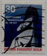 Berlin Poste Obl Yv:367 Mi:391 Funkausstellung Fernsehturm Wannsee (Lign.Ondulées) (Thème) - Telecom