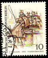 Berlin Poste Obl Yv:324 Mi:332 C.W. Allers Pferdeomnibus (Beau Cachet Rond) (Thème) - Diligences