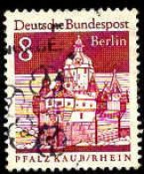 Berlin Poste Obl Yv:247 Mi:271 Pfalzgrafenstein Pfalz Kaub/Rhein (Belle Obl.mécanique) (Thème) - Châteaux