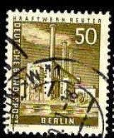 Berlin Poste Obl Yv:133 Mi:150 Kraftwerk Reuter (Beau Cachet Rond) (Thème) - Elettricità