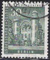 Berlin Poste Obl Yv:132A Mi:148 Schloß Pfaueninsel (cachet Rond) (Thème) - Schlösser U. Burgen