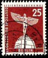 Berlin Poste Obl Yv:132 Mi:147 Lilienthaldenkmal (Beau Cachet Rond) (Thème) - Denkmäler