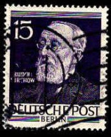 Berlin Poste Obl Yv: 82 Mi:96 Rudolf Virchow Medecin (cachet Rond) (Thème) - Medicine
