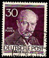 Berlin Poste Obl Yv: 85 Mi:99 Max Plank Prix Nobel De Physique (Beau Cachet Rond) (Thème) - Nobelprijs