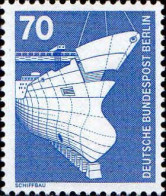Berlin Poste N** Yv:464 Mi:500 Schiffbau Construction Navale (Thème) - Bateaux