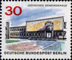 Berlin Poste N** Yv:233 Mi:257 Jüdisches Gemeindehaus (Thème) - Judaika, Judentum