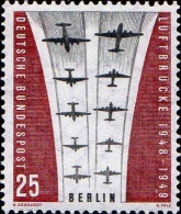 Berlin Poste N** Yv:167 Mi:188 Luftbrücke (Thème) - Avions