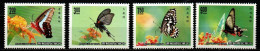 Taiwan Republik Of China 1989 - Mi.Nr. 1867 - 1870 - Postfrisch MNH - Schmetterlinge Butterflies - Butterflies