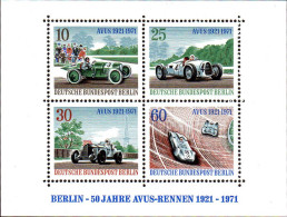 Berlin Bloc N** Yv:3 Mi:3 Berlin-50 Jahre AVUS-Rennen (Thème) - Cars