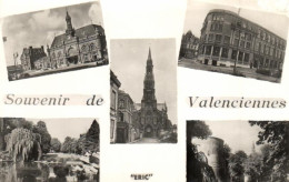 France > [59] Nord > Valenciennes - Souvenir De .... Vues Multiples - La Gare, La Poste...........8154 - Valenciennes