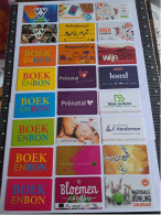 CADEAU  / 24  GIFT CARDS  / ACTION !! / BUNDEL 24 DIFFERENT  CARDS/   / NOT LOADED MINT CARD ** 16704** - Gift Cards