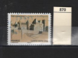 PRIX FIXE Obl 870 YT Château Et Les Remparts 59 - Usati