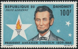 DAHOMEY 1965  -  CENTENARY OF ABRAHAM  LINCOLN DEATH - Benin – Dahomey (1960-...)