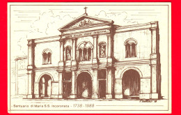 ITALIA - Abruzzo - Cartolina Non Viaggiata - 1988 - Vasto (Chieti) - Santuario Di Maria SS. Incoronata (1738-1988) - Autres & Non Classés