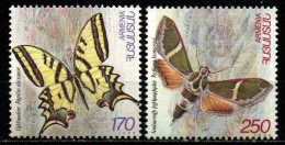 Armenien Armenia 1998 - Mi.Nr. 337 - 338 - Postfrisch MNH - Schmetterlinge Butterflies - Mariposas