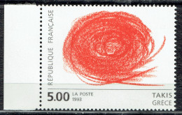 Œuvre Originale De Takis - Unused Stamps