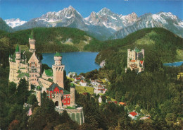 ALLEMAGNE - Konigsschlosser Neuschawanstein Und Hohenschwangou Mit Alpsee Und Trannheimer Bergen- Carte Postale Ancienne - Sonstige & Ohne Zuordnung